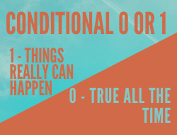 英文 Conditional 0 or conditional 1?