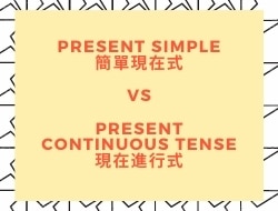 Present Simple vs Present Continuous Tenses