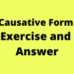 Causative Form Free Exercise