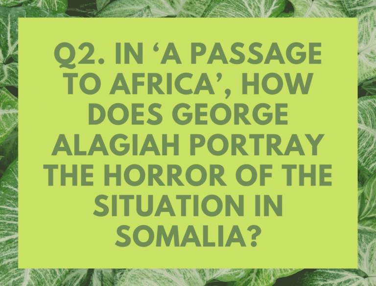 IGCSE A Passage of Africa by George Alagiah Model Essays Question 02
