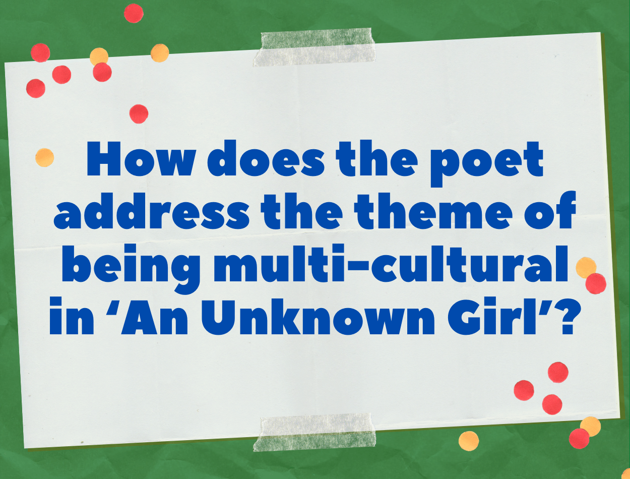 an unknown girl essay questions