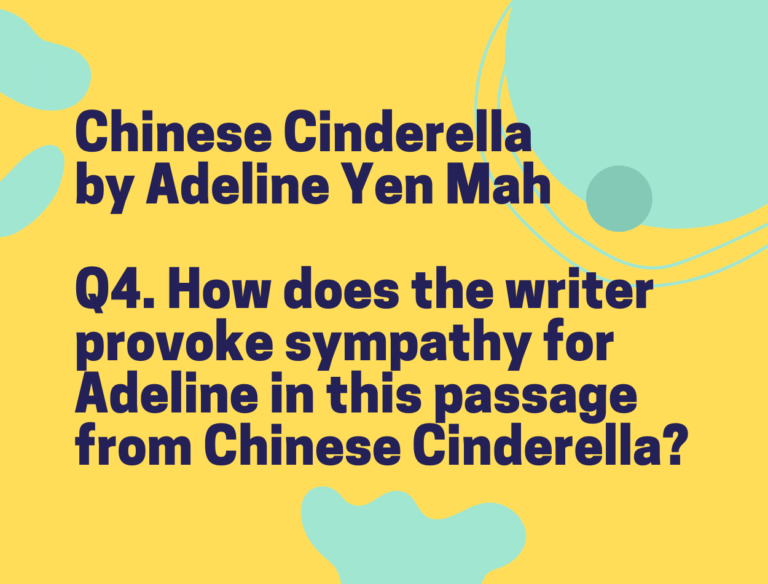 IGCSE Chinese Cinderella by Adeline Yen Mah Model Essays Question 04