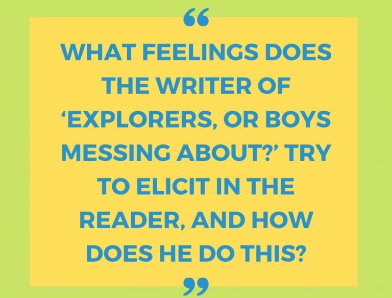 IGCSE Set 1 Explorers, or boys messing about? by Steven Morris Model Essays Question 2