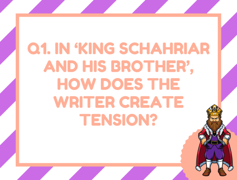 IGCSE King Schahriar Model Essays Question 01