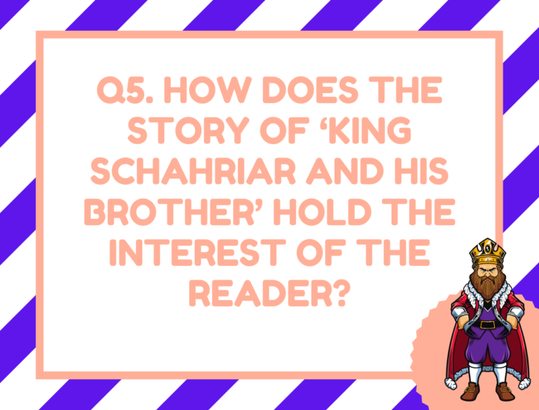 IGCSE King Schahriar Model Essays Question 05