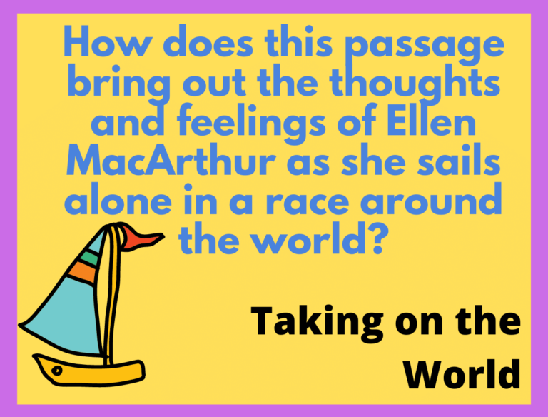 IGCSE Set 1 From Taking on the World by Ellen MacArthur Model Essays Question 2