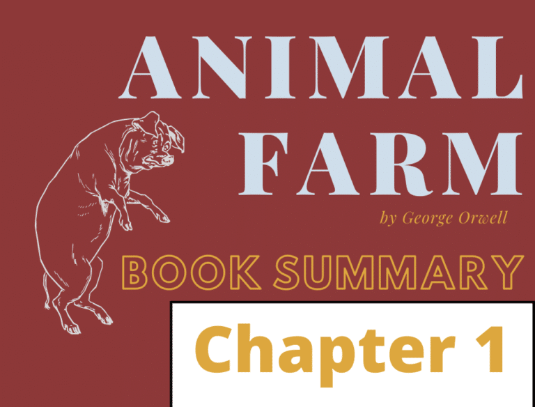 Animal Farm by George Orwell Chapter 01