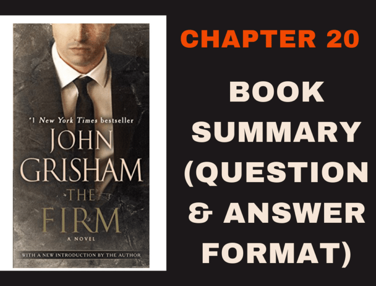 The Firm by John Grisham Chapter 20