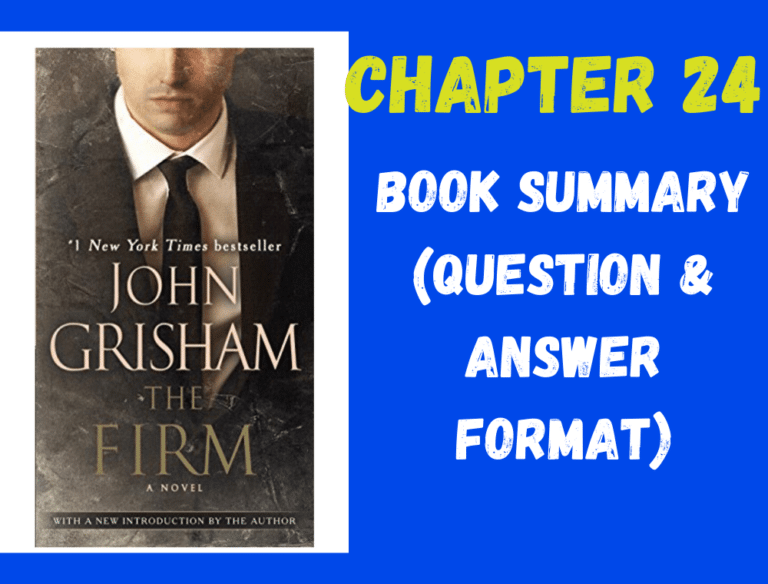 The Firm by John Grisham Chapter 24