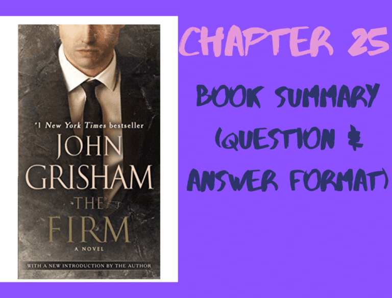 The Firm by John Grisham Chapter 25