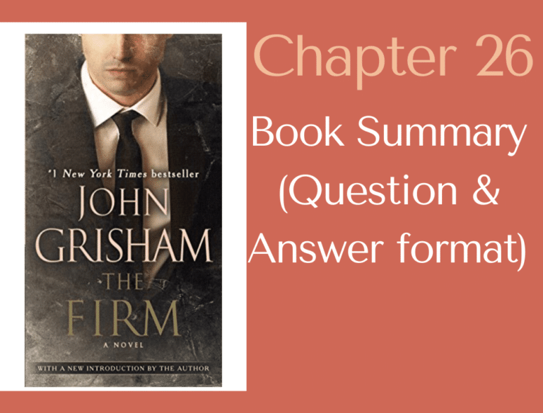 The Firm by John Grisham Chapter 26