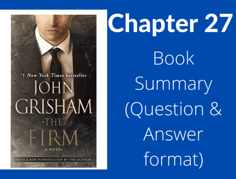 The Firm by John Grisham Chapter 27