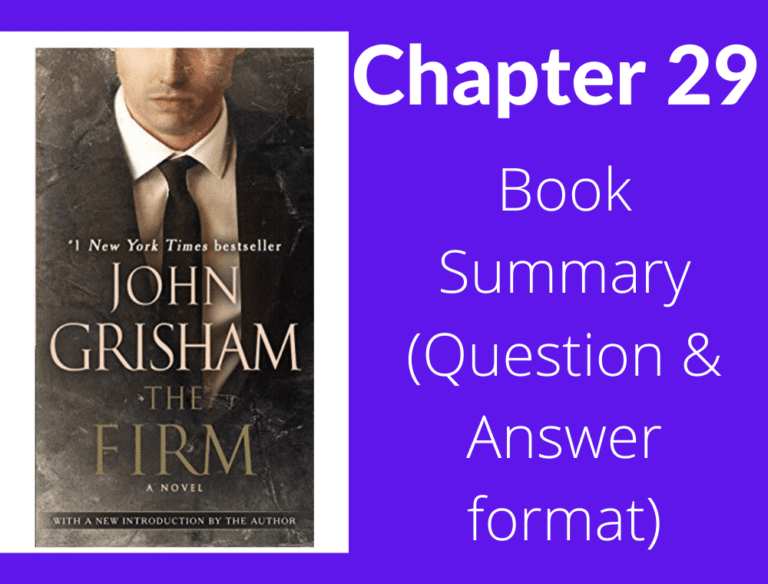 The Firm by John Grisham Chapter 29