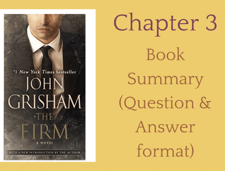 The Firm by John Grisham Chapter 03