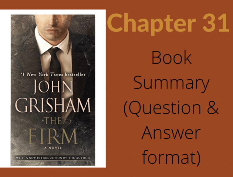 The Firm by John Grisham Chapter 31