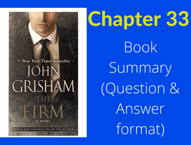 The Firm by John Grisham Chapter 33