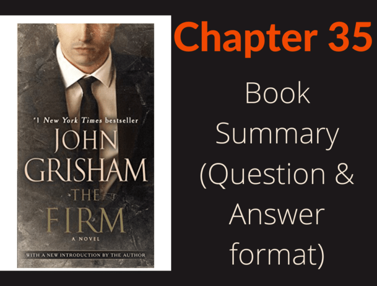 The Firm by John Grisham Chapter 35