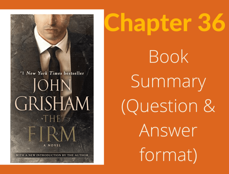 The Firm by John Grisham Chapter 36