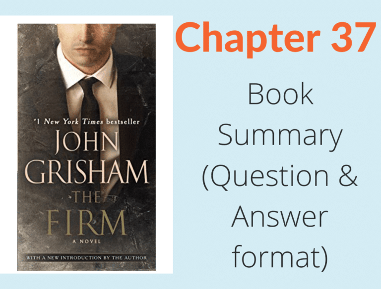 The Firm by John Grisham Chapter 37