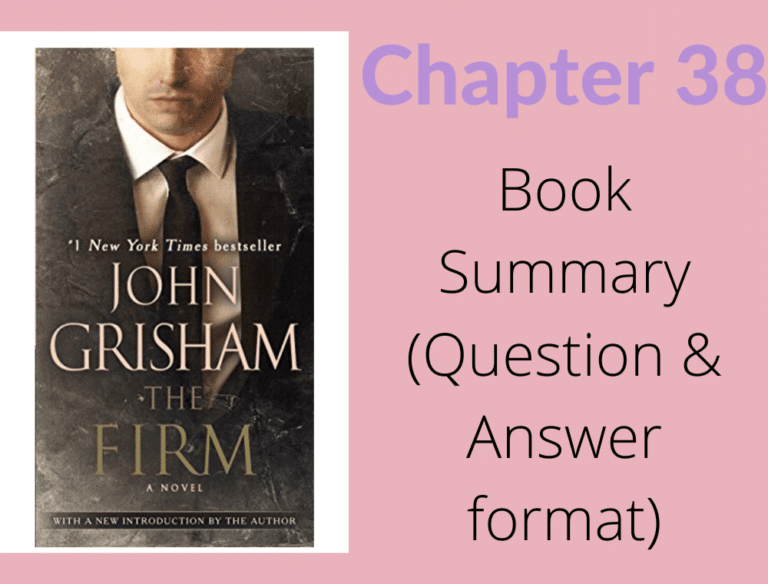The Firm by John Grisham Chapter 38